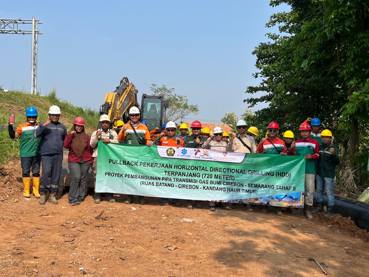 HDD Pembangunan Pipa Transmisi Gas Bumi Cirebon - Semarang Tahap 2 (CISEM 2)