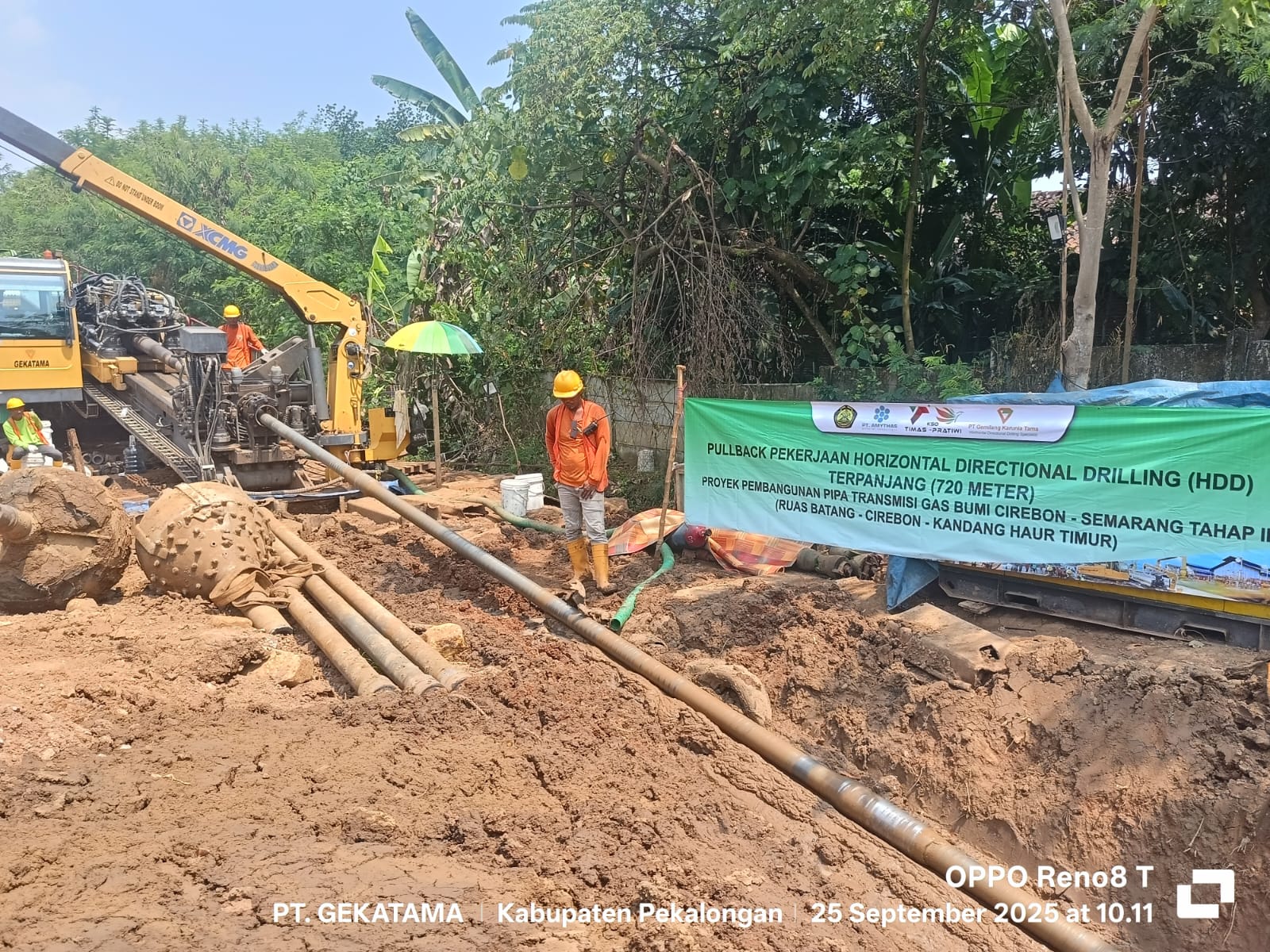 HDD Pembangunan Pipa Transmisi Gas Bumi Cirebon - Semarang Tahap 2 (CISEM 2) gallery 2